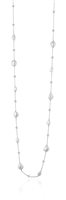 Necklace Lelune Woman LELUNE GLAMOUR in Silver Perla LGNK393